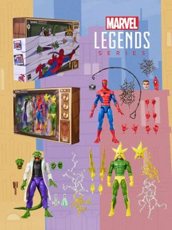 2026 SDCC Hasbro Exclusive Marvel Legends Spider-man Meme-tactics 3 Pack Set