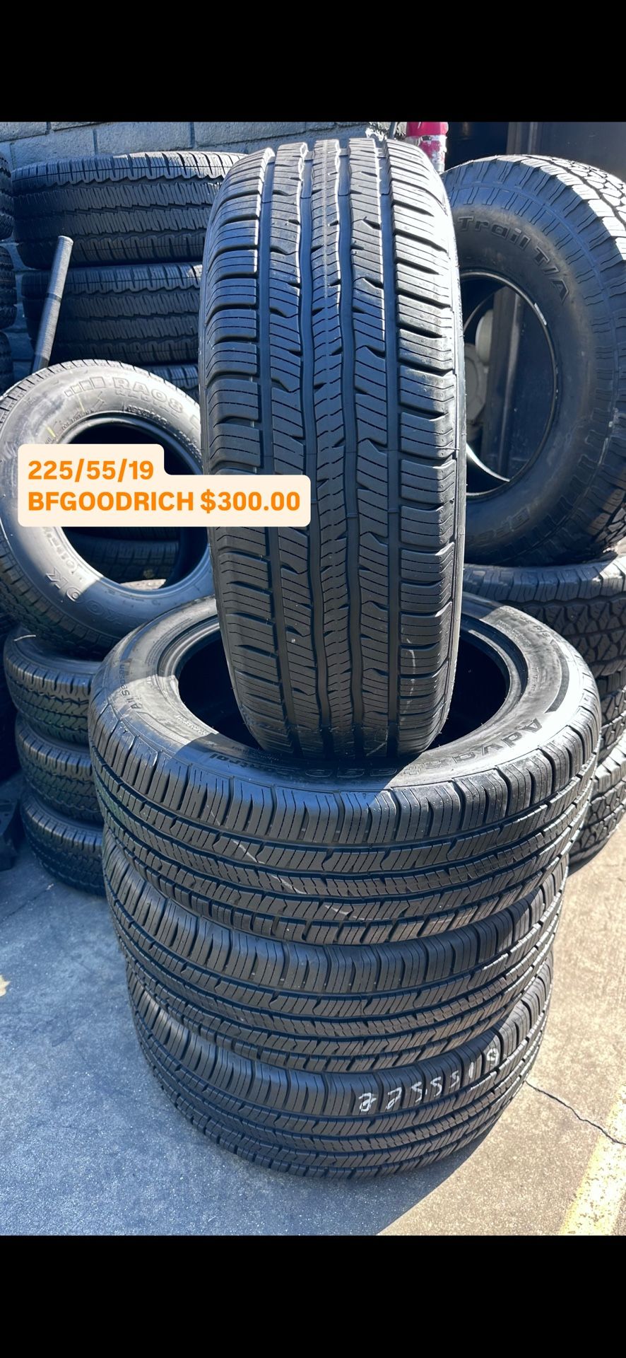 225/55/19 Bfgoodrich Semi New All Four 98 % TREAD LIFE | ❗Ask For Availability / Pregunta Por Disponibilidad ❗|