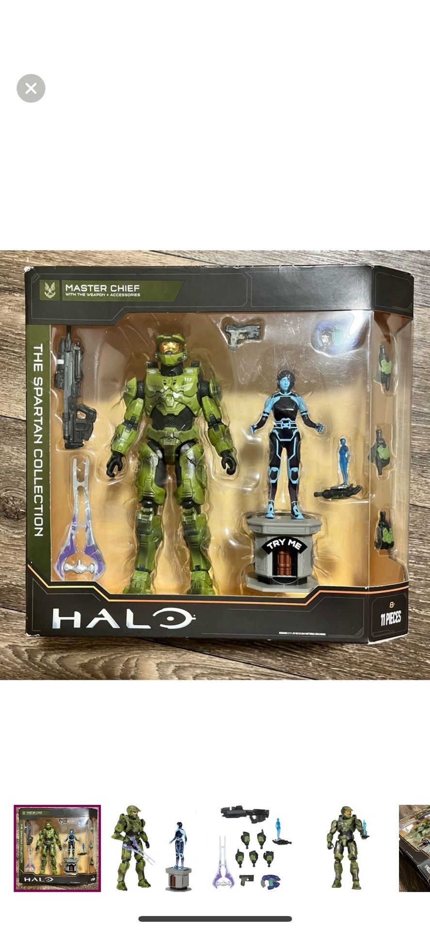 Collectible Halo Spartan Collection Master Chief and AI Figure Set