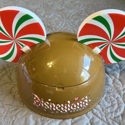 Disney Mickey Mouse Gingerbread Happy Holidays Bowl