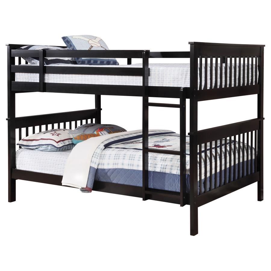 💎 FULL OVER FULL SIZE BLACK BUNKBED LITERA MATRIMONIAL MATTRESSES NOT INCLUDED💎