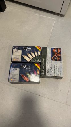 Christmas Light Sets Bundle of 3 Boxes