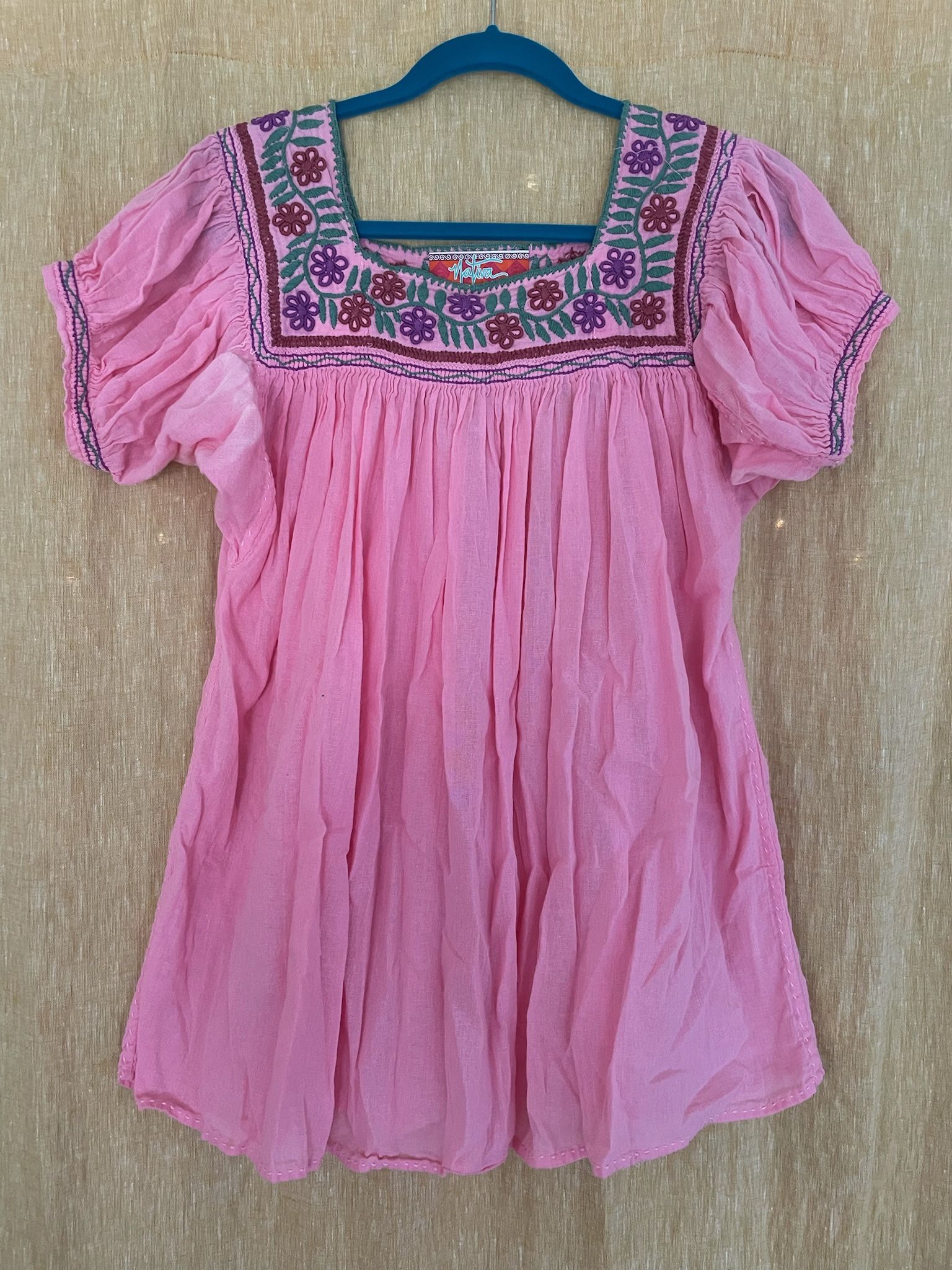 Pink Floral Nativa Blouse