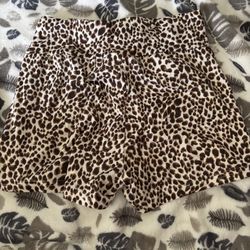 leopard print shorts 