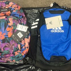 BRAND NEW DAKINE & ADIDAS BOOKBAGS