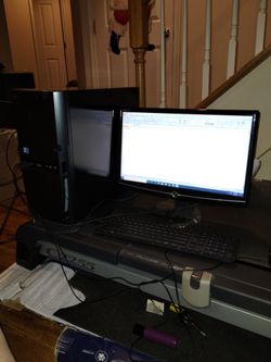 Complete computer i5 windows 10 monitor wifi keyboard mouse sound office
