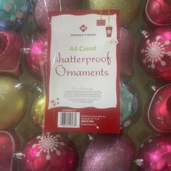 Christmas Ornaments 44 Count Member’s Mark $20 Obo