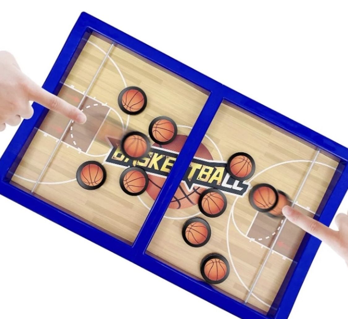 Fast Sling Basketball Puck Game for Kids