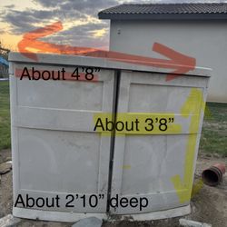 2 Plastic Sheds (Must take Both)