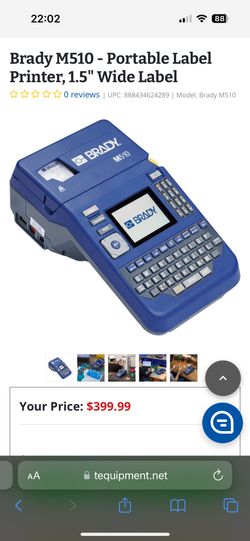 Brady M510 Portable Label Printer