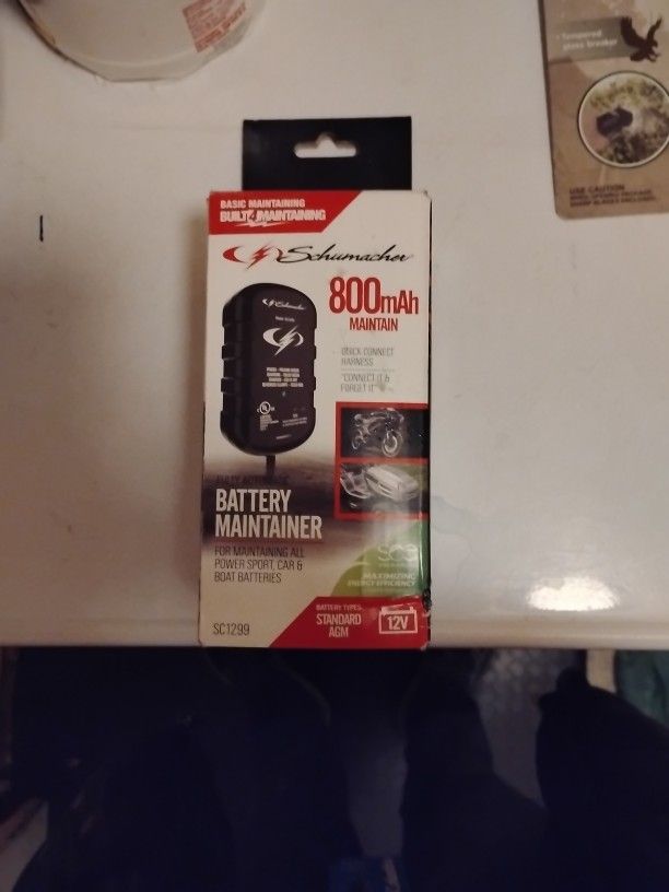Battery Maintainer 800 Mah Maintain 12 Volt