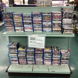 $1 DVD’s, $2 BluRays