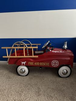 Vintage Kids Firefighter Truck