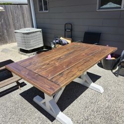 Custom Farm Style Dining Table