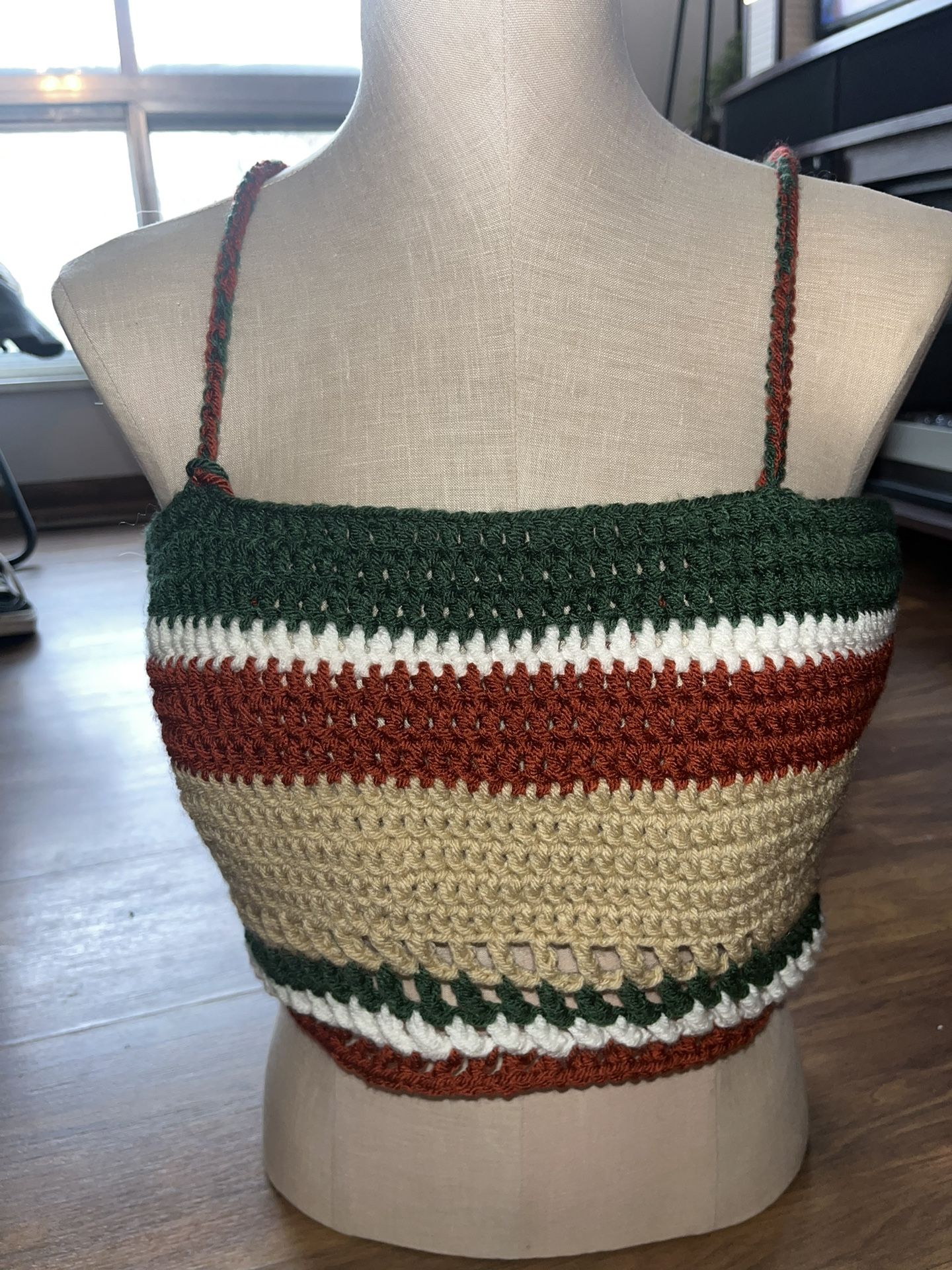 2 piece crochet pajama set