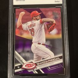 2017 Topps Baseball Card Purple Border