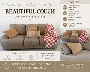 Gently use couch