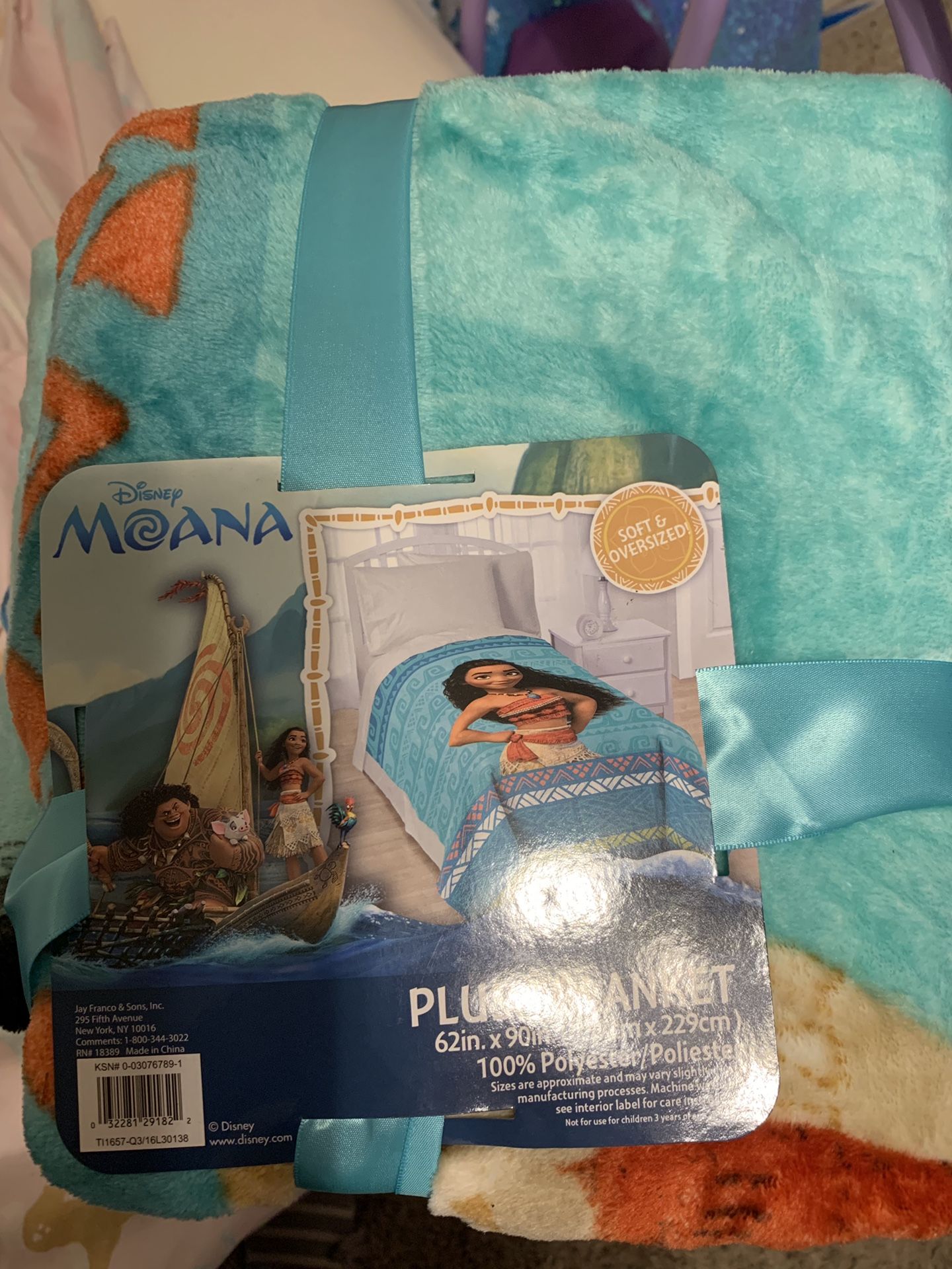 Blankets.. Moana & Elsa