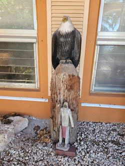 Eagle on Stump
