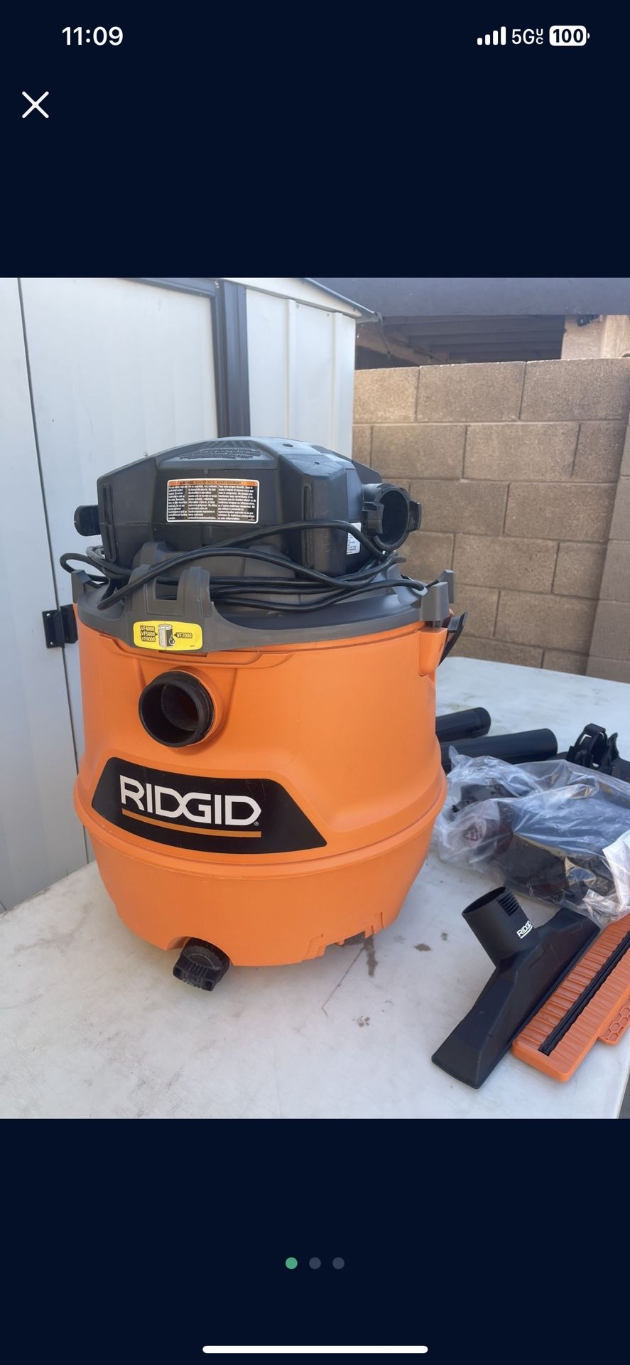 RIDGID Vacuums 