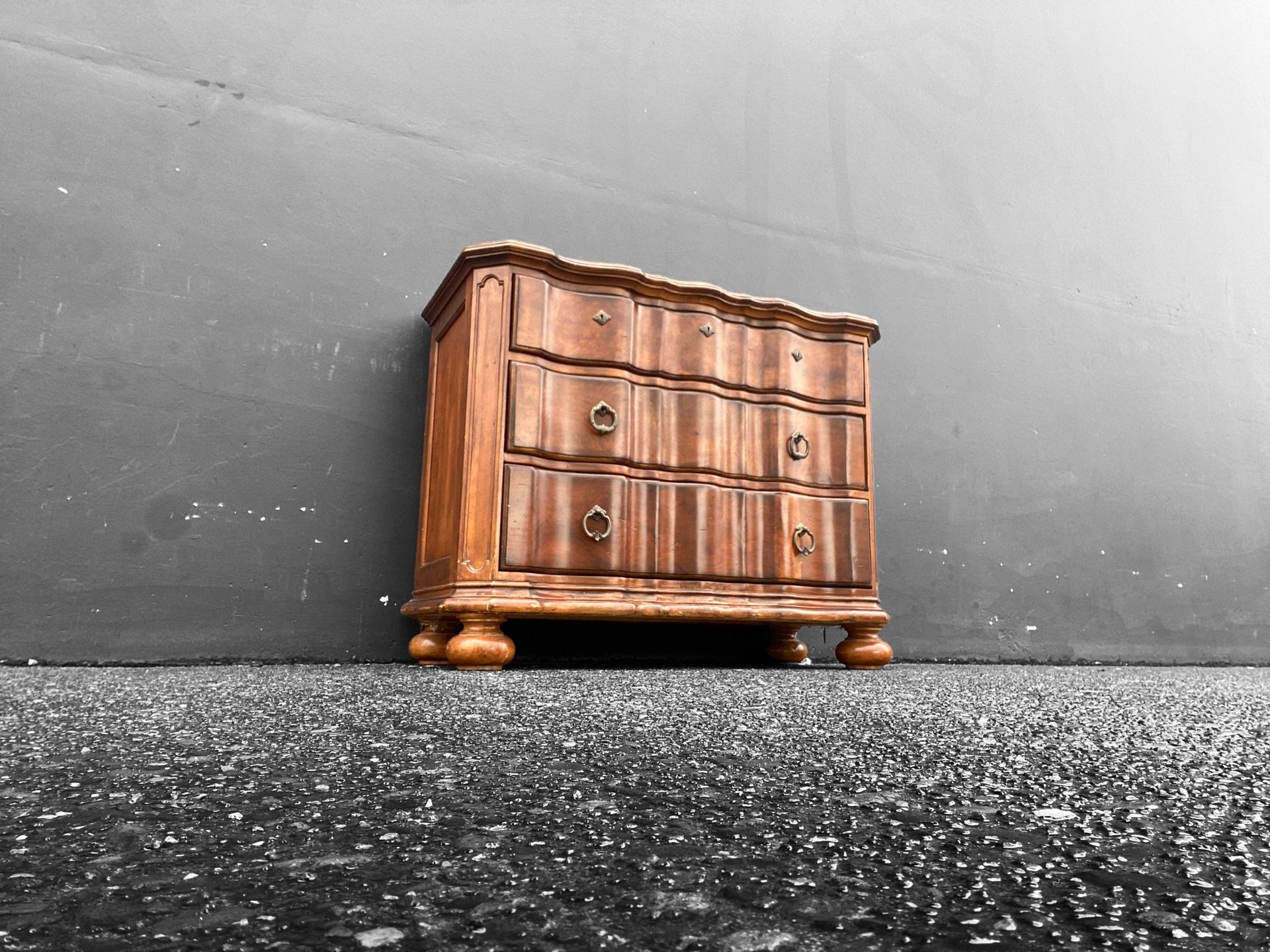 Gorgeous French Provincial Solid Wood Dresser With Period Hardware