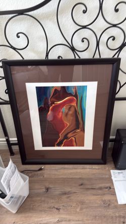 Picture with custom frame