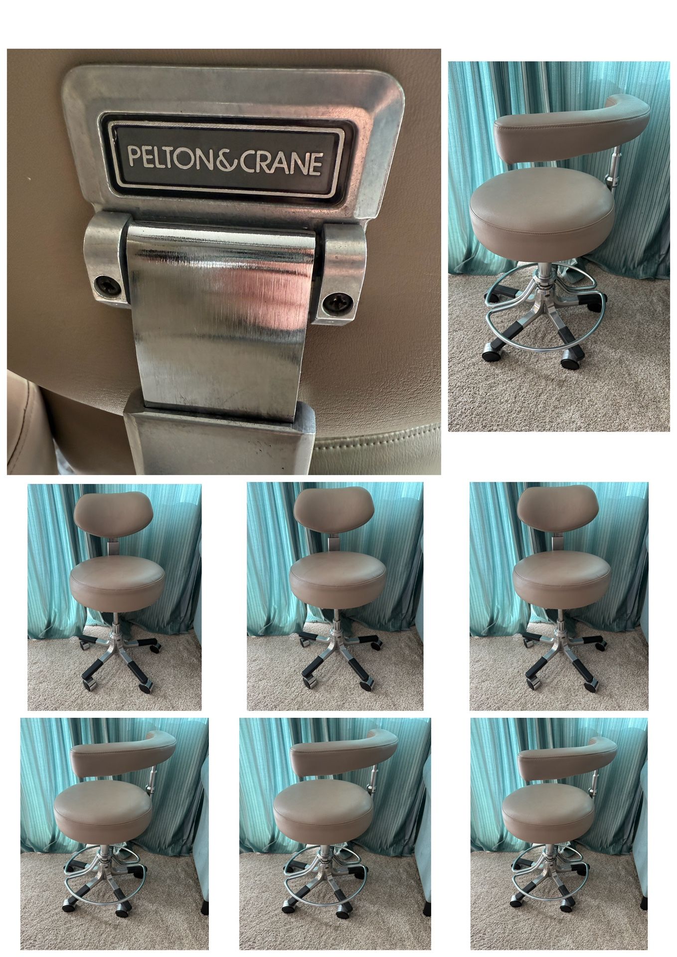 Pelton&Crane Dental Assistant Beauty Garage Rolling Chair