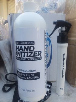 Hand sanitizer anti-bacterial