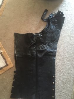 Chaps 38 +or - about 32 inseam