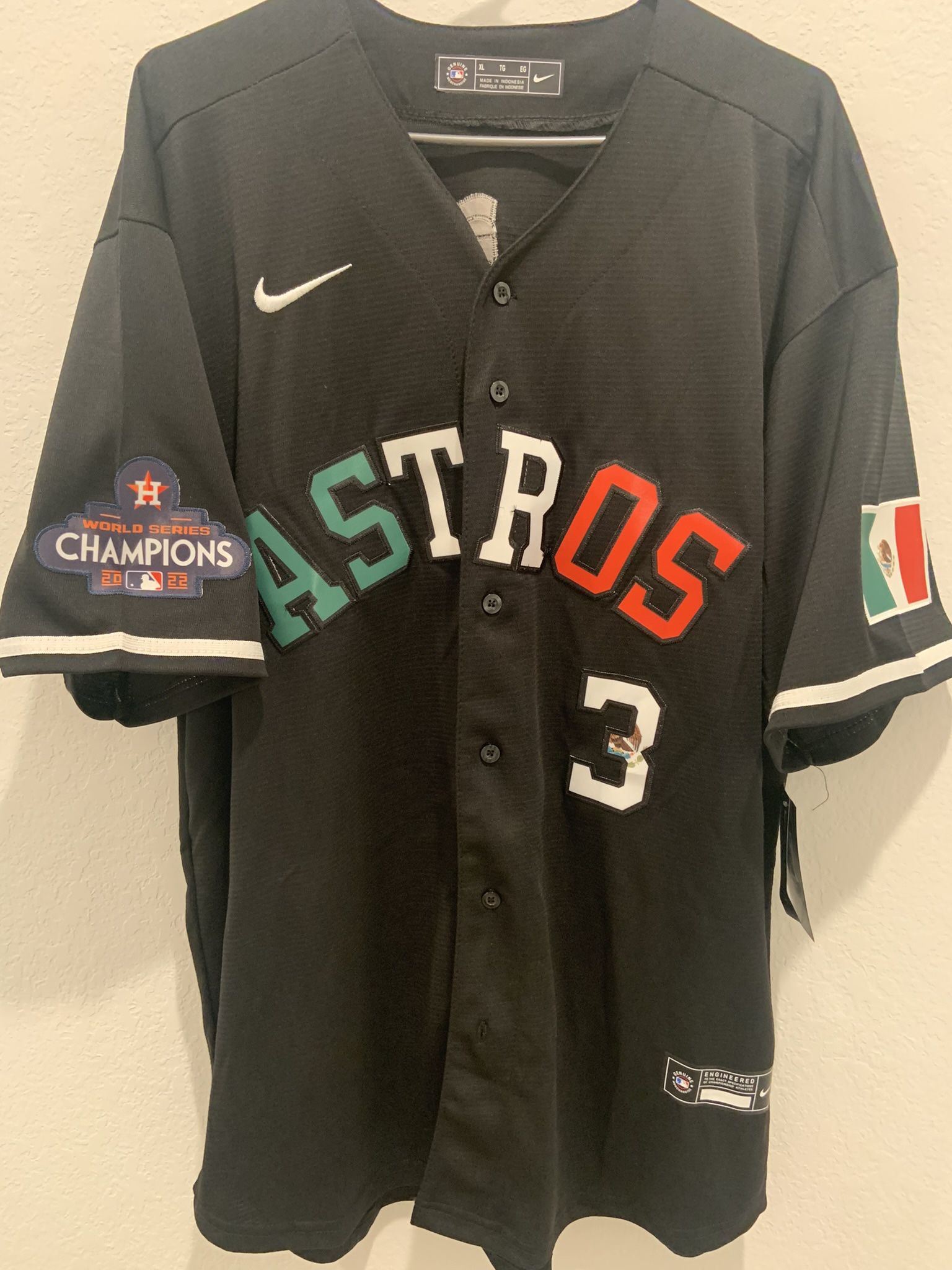 Astros mexico jersey size XL Peña