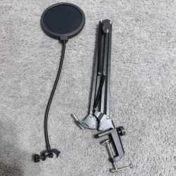 Pop Filter And Studio Microphone Stand 