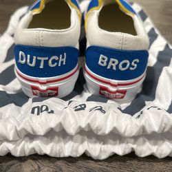 DUTCH BROS CUSTOM SLIP ON VANS