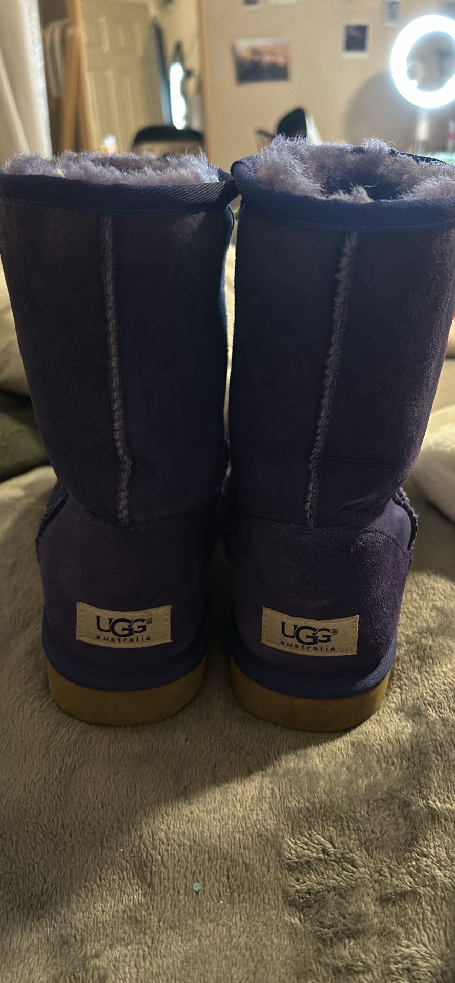 Purple Uggs And Grey Uggs