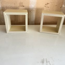 Pair Of Block Wall Shelf’s