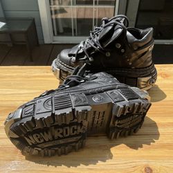 New Rock M-WALL106-S10 Unisex Boots/Shoes Size 40 (US 8.5 - 9)