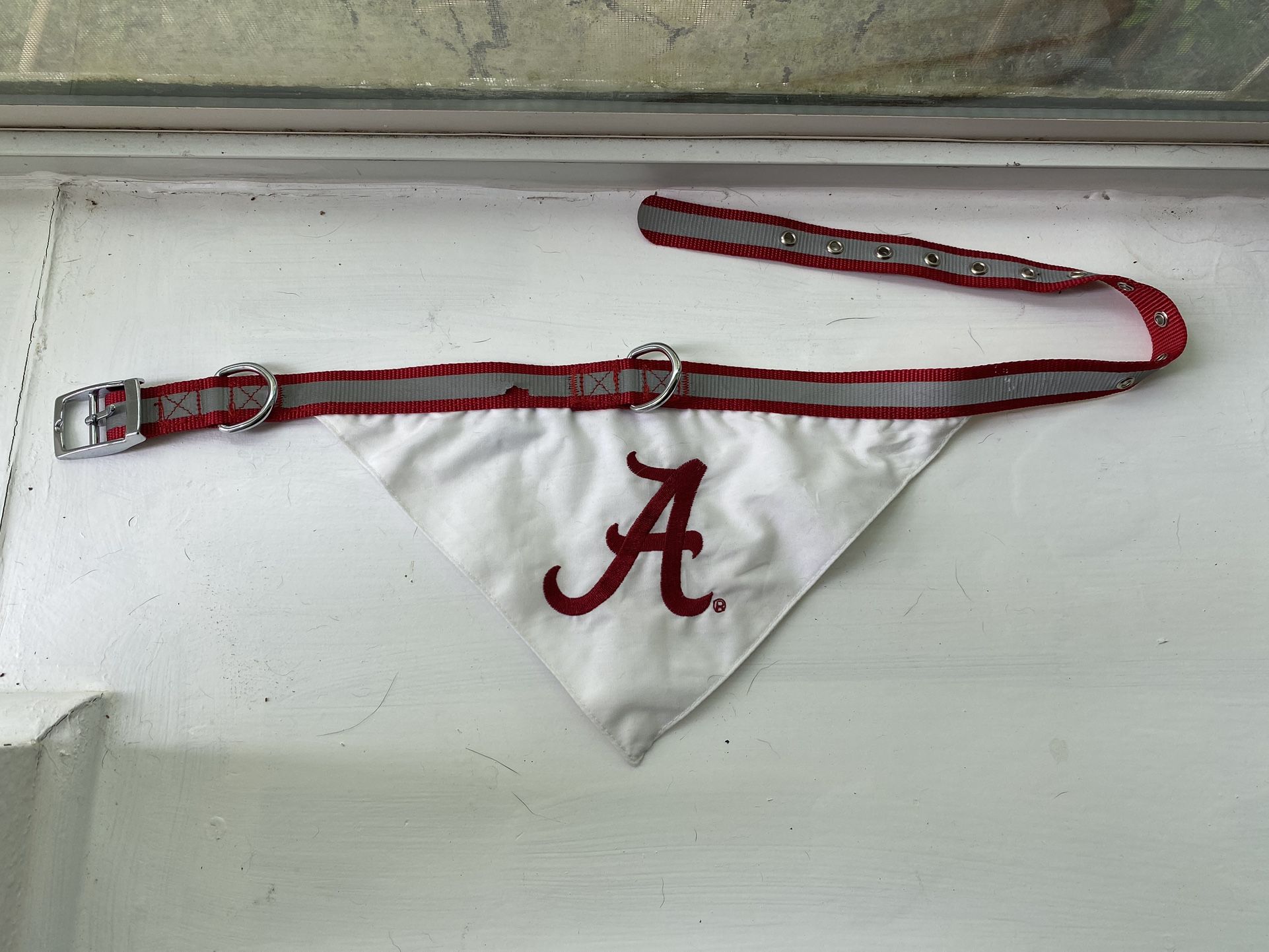 New! Alabama Crimson Tide Large Dog Collar