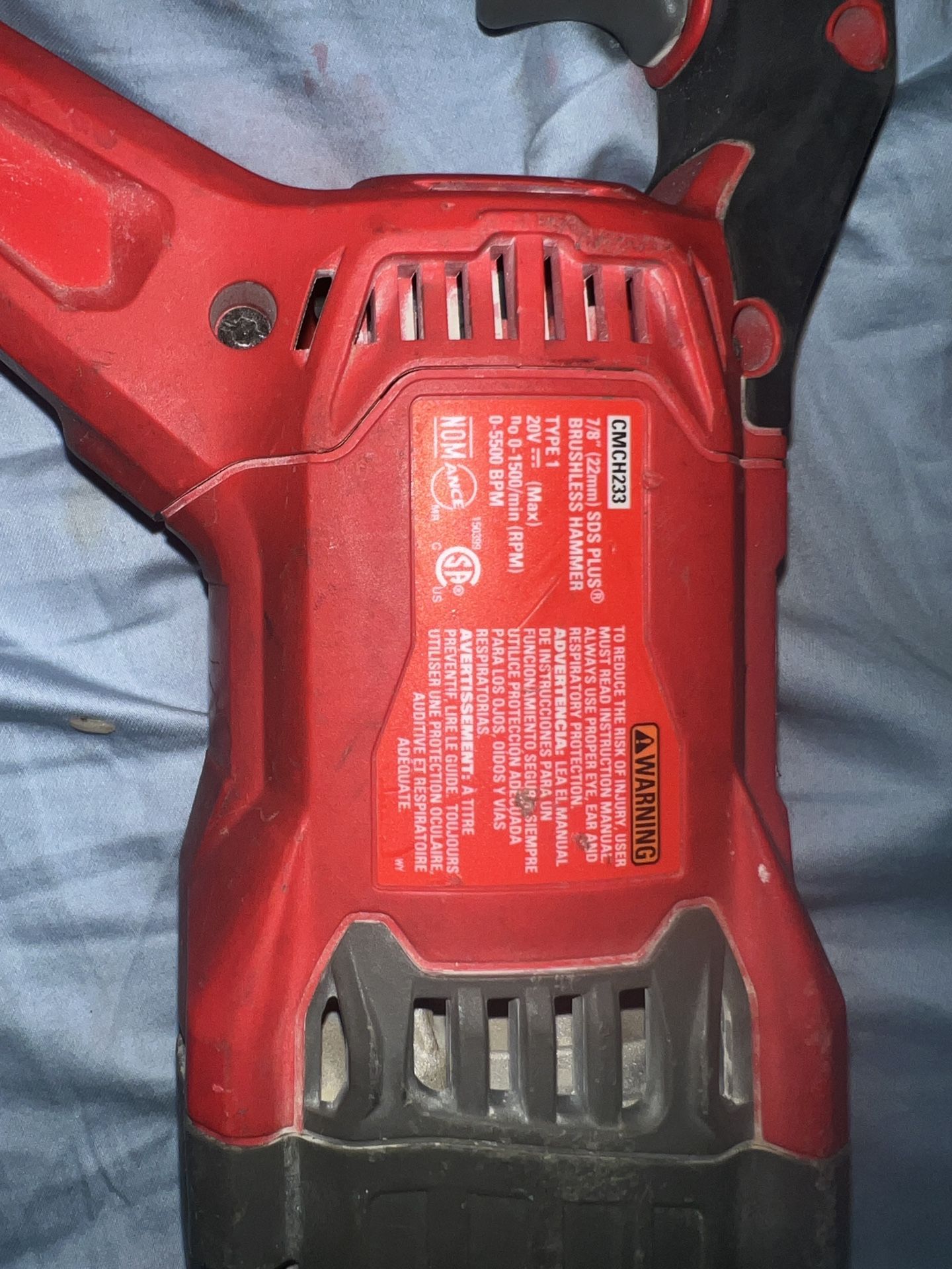Craftsman SDS Rotary Hammer Drill