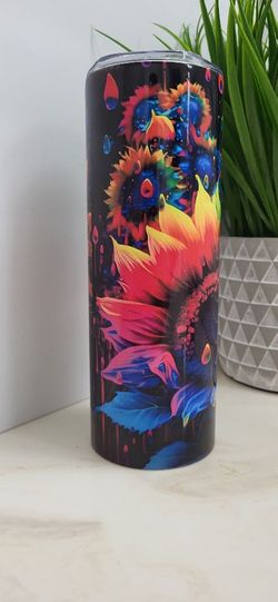 Colorful Sun Flower Tumbler 
