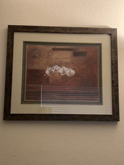 Set Of Two Orchid Paintings
