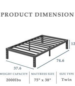 Twin bed frame