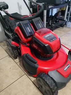 Snapper 60v max 21" Cordless lawnmower /mulcher +catch bag+ TwoBatteries & Two Chargers!