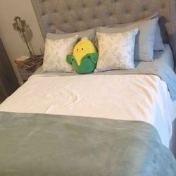 Queen Bed With Frame And Nectar Mattress