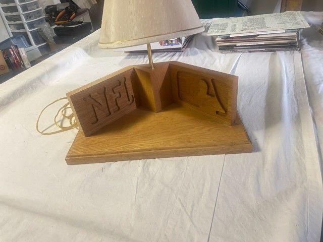 Handcrafted Unique Wood Lamp