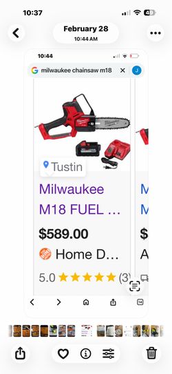 Chainsaw Milwaukee