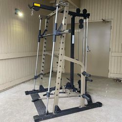 Smith Machine And Lat Pull Down 