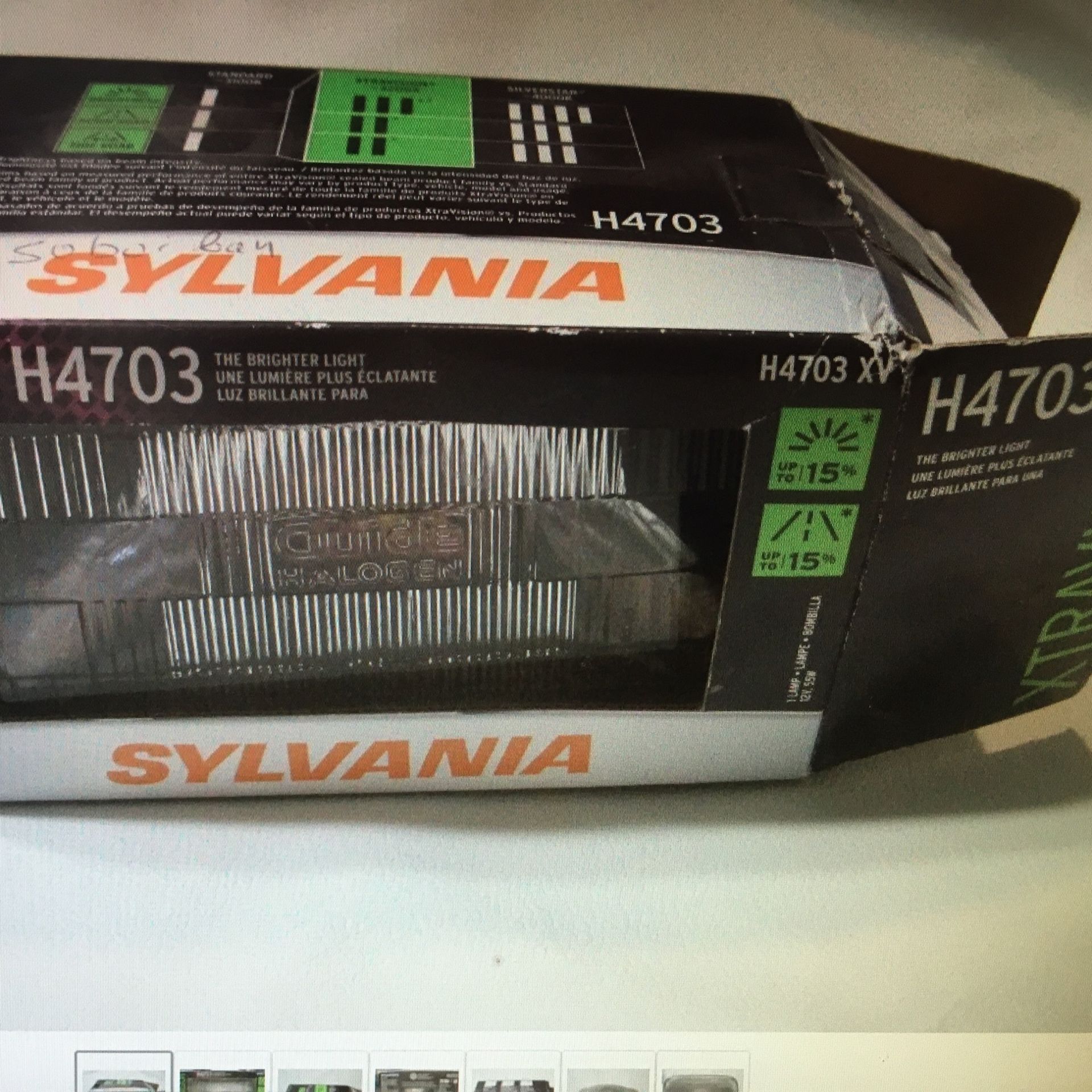 Sylvania XtraVision - 1 Pack - H4703XV Vehicle Light Bulb Fog Daytime Running vg