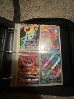 Pokémon binder and cards