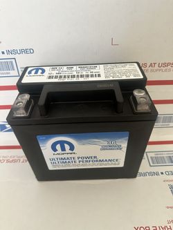 Auxiliary AGM Battery 12v 180cca Motorcycle 