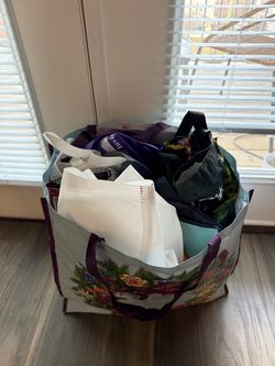 Fabric reusable hand bags- 40 count