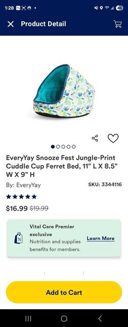 EveryYay Snooze Fest Ferret Bed 